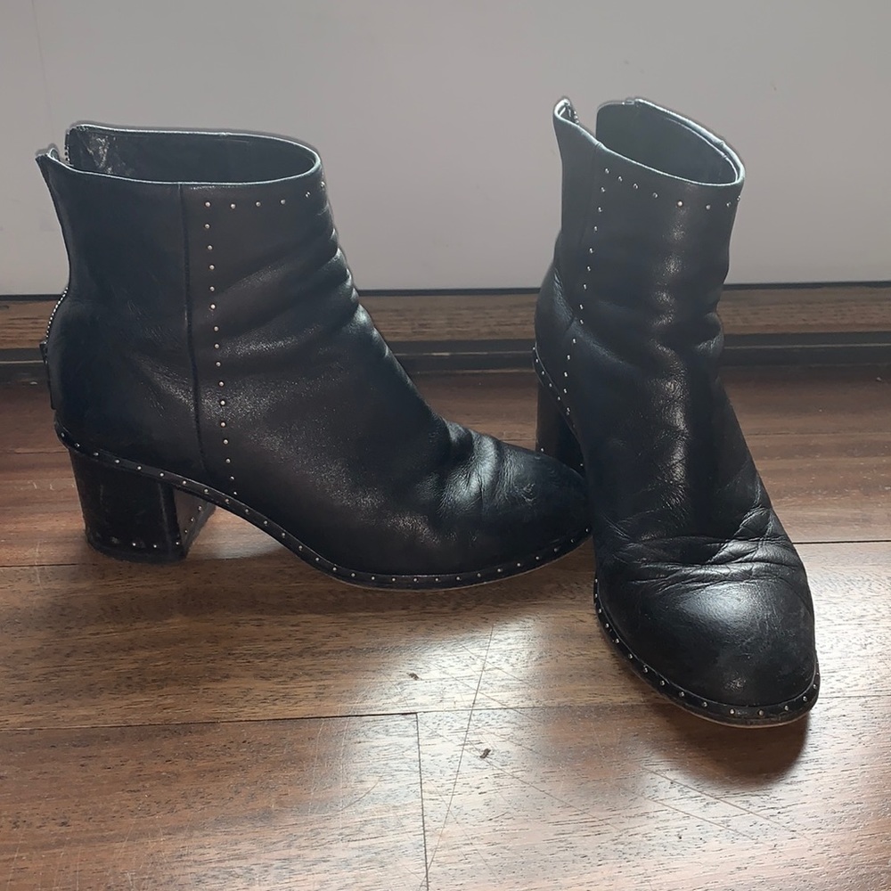 RAG & BONE LEATHER BOOTIES 38 1/2
